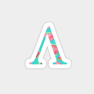 Lambda Watermelon Letter Sticker